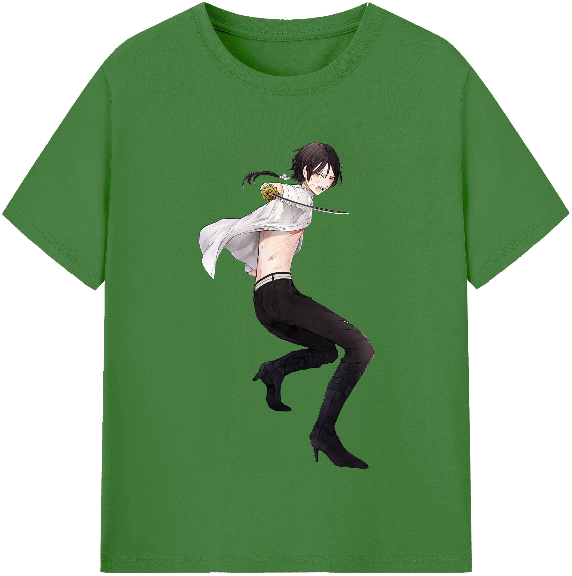 （画像用） 刀剣乱舞 Touken Ranbu レディースカジュアルプリントTシャツ（綿100％）